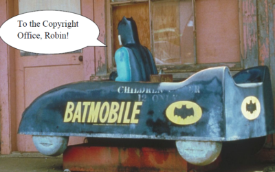 Holy Registration, Batman: The Batmobile is Copyrighted!